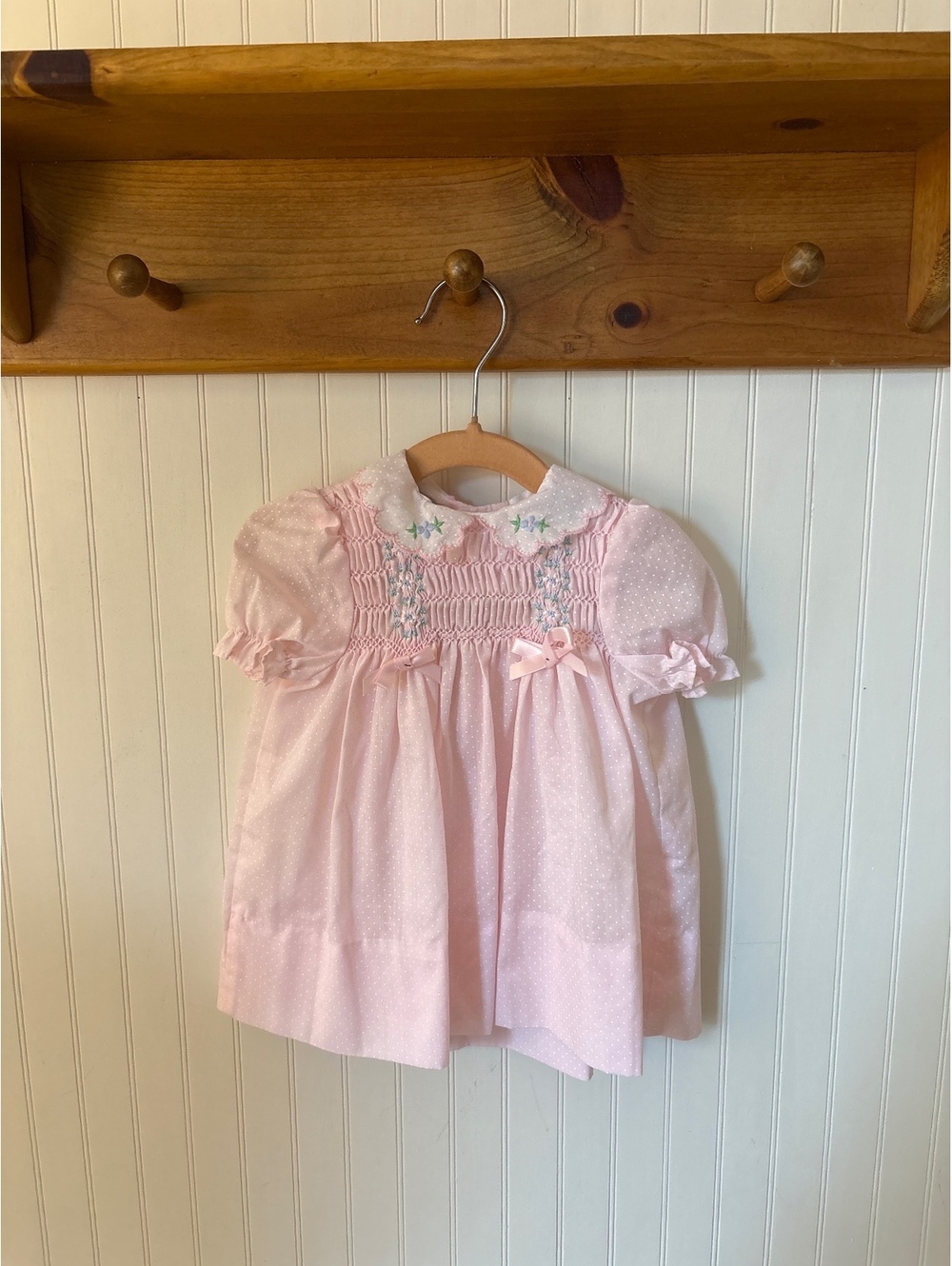 Vintage Polly flinders dress with bloomers 24m